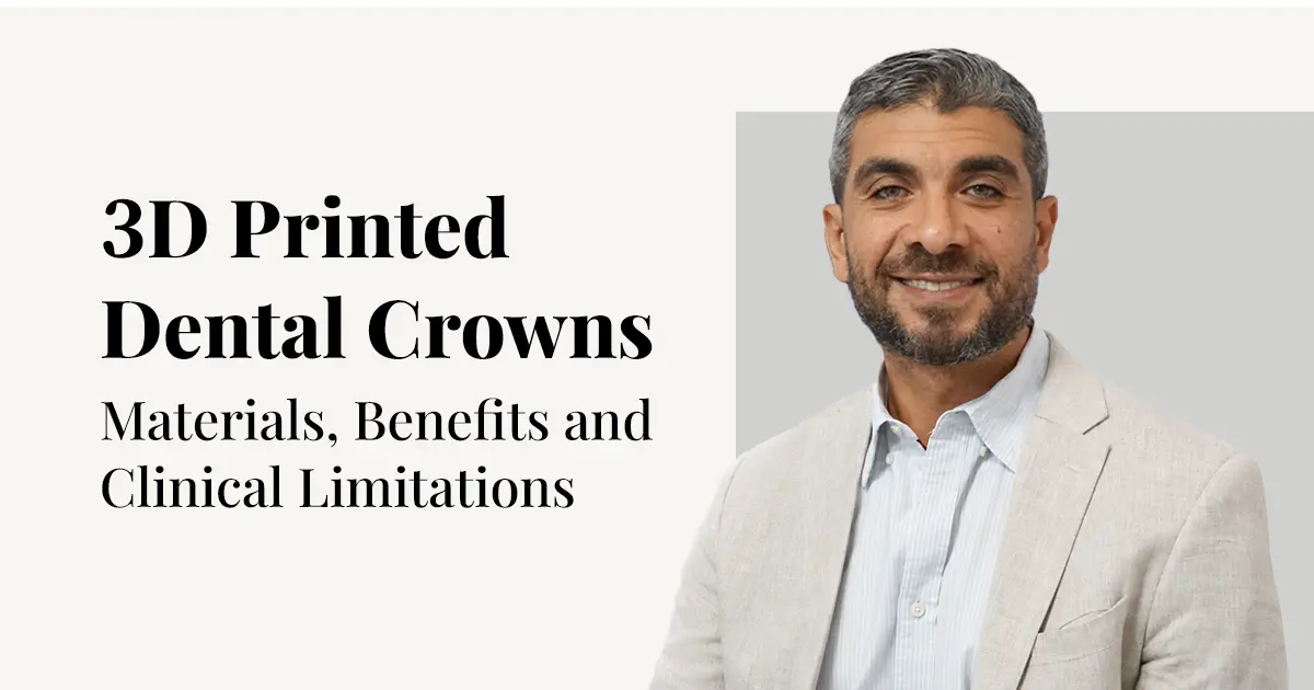 3D Printed Dental Crowns